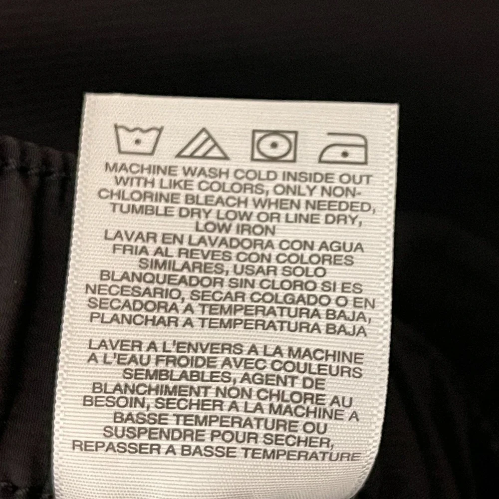 Wrangler Mens Size 46 Outdoor Performance Quick Dry Zip Cargo Short UPF Black